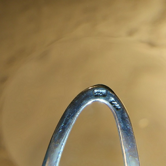 Silver marcasite pendant & earrings - Picture 4 of 4